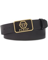 Philipp Plein - Leather Belt Hexagon - Lyst