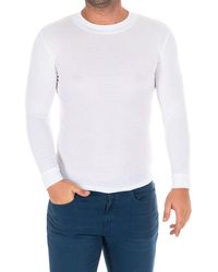 Kisses&Love - Long-Sleeved T-Shirt With Half-High Collar 1625-H - Lyst
