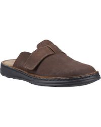 Hush Puppies - Edward Leder Herren Braune Clogs - Lyst