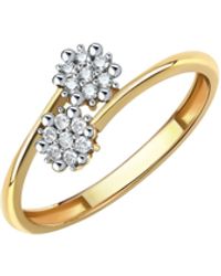 Fascination by Ellen K. - Ring 375 Mit 14 Weißen Zirkonia-Steinen - Lyst
