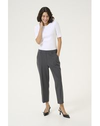 Kaffe - Pants Suiting Casual Fit Black Oyster - Lyst