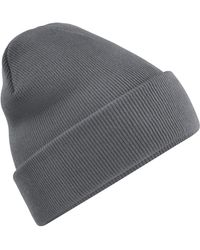 BEECHFIELD® - "Original" Mütze Mit Bündchen (Graphit) - Lyst