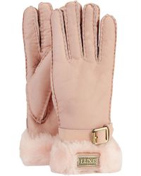 Australia Luxe - Stulpenhandschuhe Aus Leder, Zartrosa - Lyst
