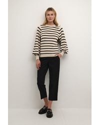 Kaffe - Pullover Regular Fit Cream - Lyst