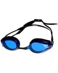 Arena - Volwassen Sporen Heldere Zwembril (blauw/zwart) - Lyst