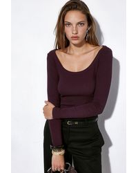 Busem - Ribbed Long-Sleeve Crop Top - Lyst