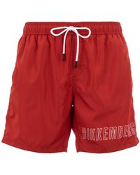 Bikkembergs - Homme Maillots De Bain Basic Rouge - Lyst