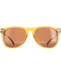 Serengeti - Round Light Honey Polarized Drivers Amboy - Lyst
