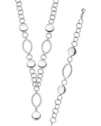 Orphelia - 925 Sterling Set: Chain + Bracelet - Lyst