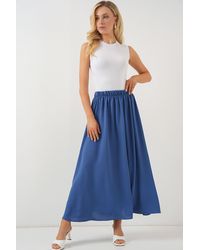 Bigdart - Maxi Rok Met Elastische Taille - Lyst