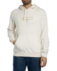Napapijri - Box-Logo Trui Met Capuchon - Lyst