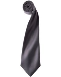 PREMIER - Adult Colours Satin Tie (Dark) - Lyst