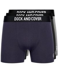Duck and Cover - Bronteen Boxer Shorts (Pack Of 3) Marl) - Lyst