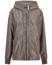 PUMA - Metallic Jas Met Capuchon - Lyst