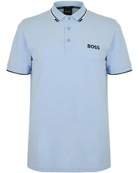 BOSS - Paddy Pro Katoenen Piqué-Poloshirt Voor - Lyst