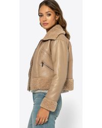 Wittchen - Korte Jas Met Bont, Eco-Leer - Lyst