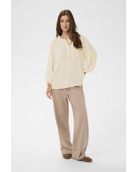 Cream - Blouse Met Lange Mouwen Croma Blouse Met Lange Mouwen Loose Fit - Lyst