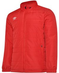 Umbro - Club Essential Bench Jacket (Vermillion) - Lyst