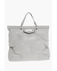 Maison Margiela - Mm11 Gewatteerde Leren Glam Slam-tas In Grijs - Lyst