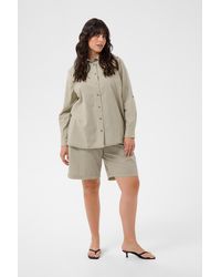 Kaffe - Overhemd Met Lang Mouwen Kcnana Overhemd Met Lang Mouwen Loose Fit - Lyst