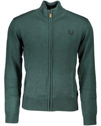 Gianmarco Venturi - Groene Katoenen Cardigan - Lyst