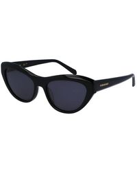 Ferragamo - Schwarze Acetat-Sonnenbrille - Lyst