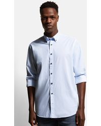 Bugatti - Herren Casual Overhemd Met Fijne Grafische Prints - Lyst