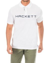 Hackett - Herenpolo Met Korte Mouwen En Reverskraag Hmx1007B - Lyst