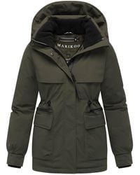 Marikoo - Damen Winterjacke Shigaraa Mit Abnehmbarer Kapuze & Magnettaschen - Lyst