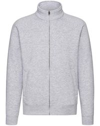 Fruit Of The Loom - "Premium" Sweatshirt Für Herren Meliert) - Lyst