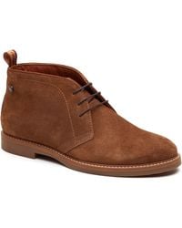 Base London - Carlton Chukka Leather Ginger Boots - Lyst
