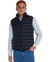 Farah - Joel Gewatteerd Vest (zwart) - Lyst