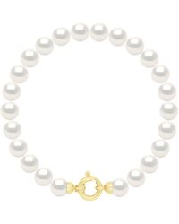 Ateliers Saint Germain - Bracelet Row Of Real Cultured Freshwater Pearls Round 6-7 Mm - Lyst