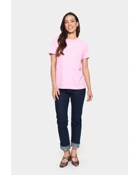 Saint Tropez - T-shirt Regular Fit Pink - Lyst