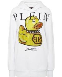 Philipp Plein - Sweatshirt Met Capuchon Duck - Lyst