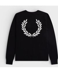 Fred Perry - Laurel Wreath Graphic Jumper - Lyst