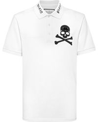 Philipp Plein - Polo T-Shirt Skull & Bones - Lyst