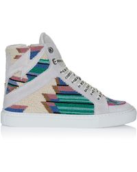 Zadig & Voltaire - Zadig Voltaire High Flash Folk Beads Schuhe - Lyst