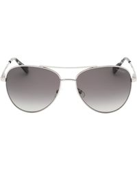 Banana Republic - Grijze Sf Pz Lens Zilveren Zonnebril - Lyst