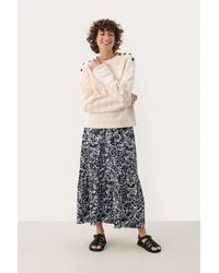 Part Two - Pullover Relaxed Fit Cream - Lyst
