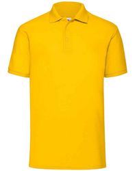 Fruit Of The Loom - "65/35" Poloshirt Für Herren (Sonnenblume) - Lyst
