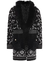 faina - Vest Dames Zwart En Wit - Lyst