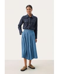 Part Two - Rock A-Shape Medium Denim - Lyst
