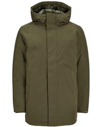 Jack & Jones - Jack And Jones Keen-Parka Voor (Druivenblad) - Lyst