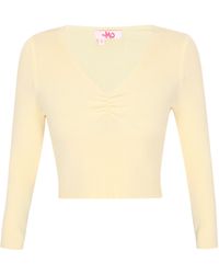 myMo - Pullover Frauen Hellgelb - Lyst