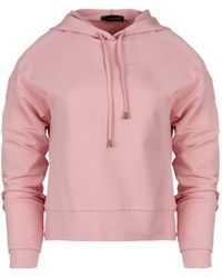 Conquista - Roze Hooded Sweatshirt - Lyst