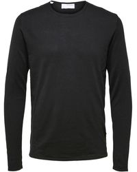 SELECTED - Sweaters Rocks Knit Crew Neck - Lyst