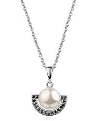 Zeeme - Pearls Anhänger Mit Kette 925/- Sterling Süßwasserperle - Lyst
