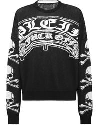 Philipp Plein - Rundhalspullover Gothic Plein - Lyst
