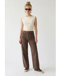 MixRay - High-Waist Wide-Leg Cotton Jeans - Lyst